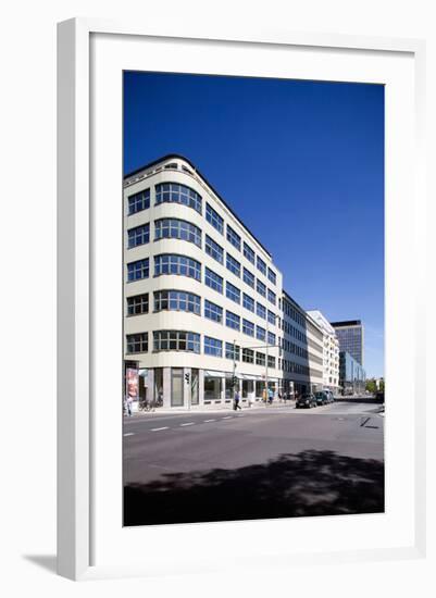 Urban City Scene in Berlin, Germany-Felipe Rodriguez-Framed Photographic Print