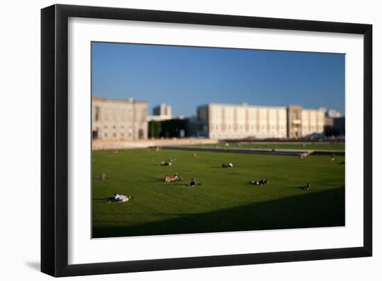 Urban City Scene in Berlin, Germany-Felipe Rodriguez-Framed Photographic Print