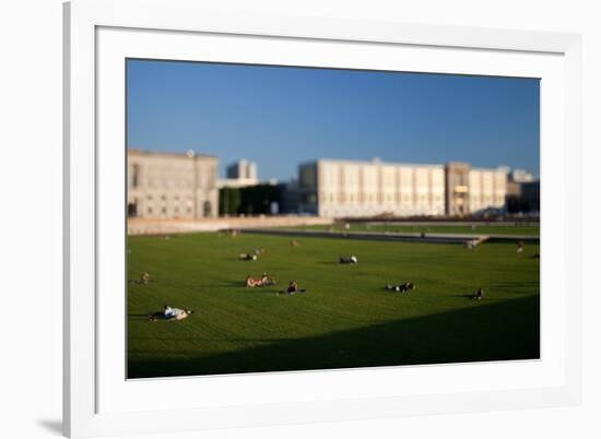 Urban City Scene in Berlin, Germany-Felipe Rodriguez-Framed Photographic Print