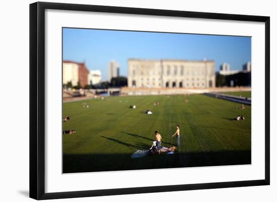 Urban City Scene in Berlin, Germany-Felipe Rodriguez-Framed Photographic Print