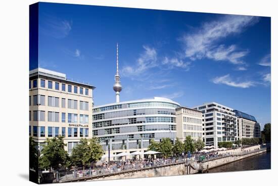 Urban City Scene in Berlin, Germany-Felipe Rodriguez-Stretched Canvas