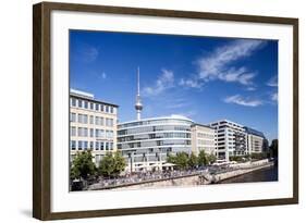 Urban City Scene in Berlin, Germany-Felipe Rodriguez-Framed Photographic Print