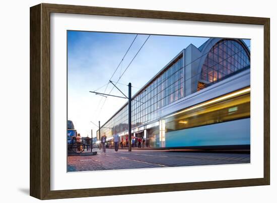 Urban City Scene in Berlin, Germany-Felipe Rodriguez-Framed Photographic Print