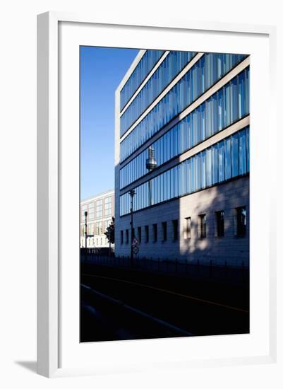 Urban City Scene in Berlin, Germany-Felipe Rodriguez-Framed Photographic Print