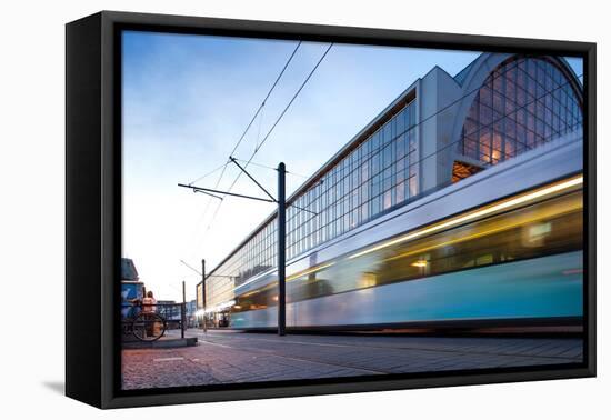 Urban City Scene in Berlin, Germany-Felipe Rodriguez-Framed Stretched Canvas