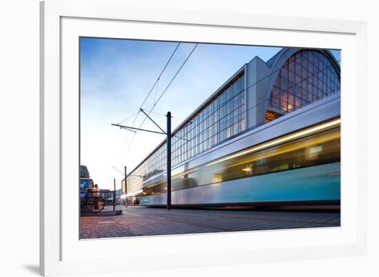 Urban City Scene in Berlin, Germany-Felipe Rodriguez-Framed Photographic Print