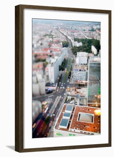 Urban City Scene in Berlin, Germany-Felipe Rodriguez-Framed Photographic Print