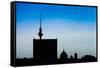 Urban City Scene in Berlin, Germany-Felipe Rodriguez-Framed Stretched Canvas