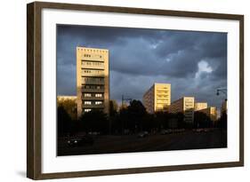 Urban City Scene in Berlin, Germany-Felipe Rodriguez-Framed Photographic Print