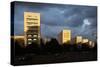 Urban City Scene in Berlin, Germany-Felipe Rodriguez-Stretched Canvas