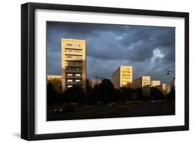 Urban City Scene in Berlin, Germany-Felipe Rodriguez-Framed Photographic Print