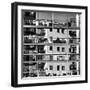 Urban City View, Urban Construction, Architecture Details and Fragment in Black and White, Architec-Renata Apanaviciene-Framed Photographic Print