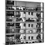 Urban City View, Urban Construction, Architecture Details and Fragment in Black and White, Architec-Renata Apanaviciene-Mounted Photographic Print