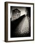 Urban Cobbled Street with Building-Craig Roberts-Framed Photographic Print