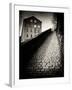 Urban Cobbled Street with Building-Craig Roberts-Framed Photographic Print