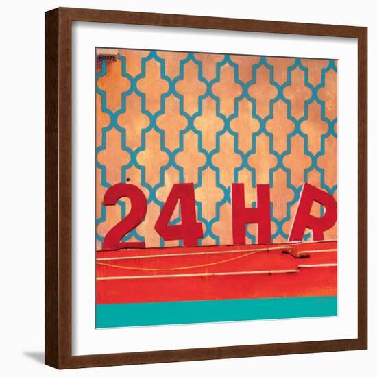 Urban Collage 24 Hr-Deanna Fainelli-Framed Premium Giclee Print