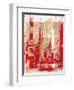 Urban Collage Downtown-Deanna Fainelli-Framed Art Print