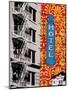 Urban Collage Hotel-Deanna Fainelli-Mounted Premium Giclee Print