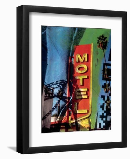 Urban Collage Motel-Deanna Fainelli-Framed Art Print