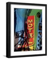 Urban Collage Motel-Deanna Fainelli-Framed Art Print