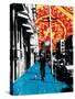 Urban Collage Sidewalk-Deanna Fainelli-Stretched Canvas