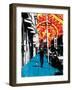 Urban Collage Sidewalk-Deanna Fainelli-Framed Art Print