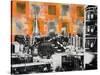 Urban Collage Skyline-Deanna Fainelli-Stretched Canvas