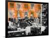 Urban Collage Skyline-Deanna Fainelli-Framed Art Print