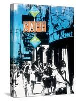 Urban Collage Street Scene-Deanna Fainelli-Stretched Canvas