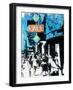 Urban Collage Street Scene-Deanna Fainelli-Framed Premium Giclee Print