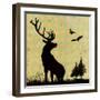 Urban Deer I-Hens Teeth-Framed Giclee Print