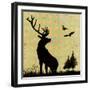 Urban Deer I-Hens Teeth-Framed Giclee Print