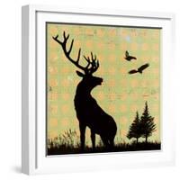 Urban Deer I-Hens Teeth-Framed Giclee Print