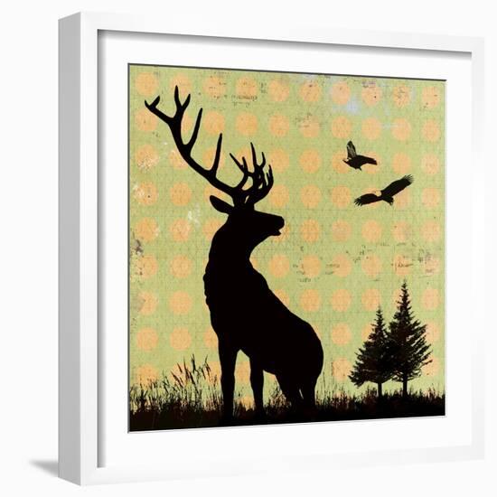 Urban Deer I-Hens Teeth-Framed Giclee Print