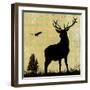 Urban Deer II-Hens Teeth-Framed Giclee Print