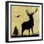 Urban Deer II-Hens Teeth-Framed Giclee Print