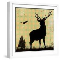 Urban Deer II-Hens Teeth-Framed Giclee Print