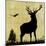 Urban Deer II-Hens Teeth-Mounted Giclee Print
