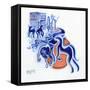 Urban Deer-Josh Byer-Framed Stretched Canvas