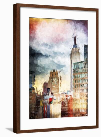 Urban Empire - In the Style of Oil Painting-Philippe Hugonnard-Framed Giclee Print