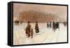 Urban Fairy Tale-Childe Hassam-Framed Stretched Canvas