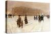 Urban Fairy Tale-Childe Hassam-Stretched Canvas