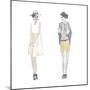 Urban Fashion-Sandra Jacobs-Mounted Giclee Print