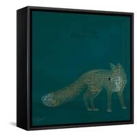 Urban Fox - Blue-Dominique Vari-Framed Stretched Canvas