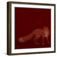 Urban Fox - Red-Dominique Vari-Framed Art Print