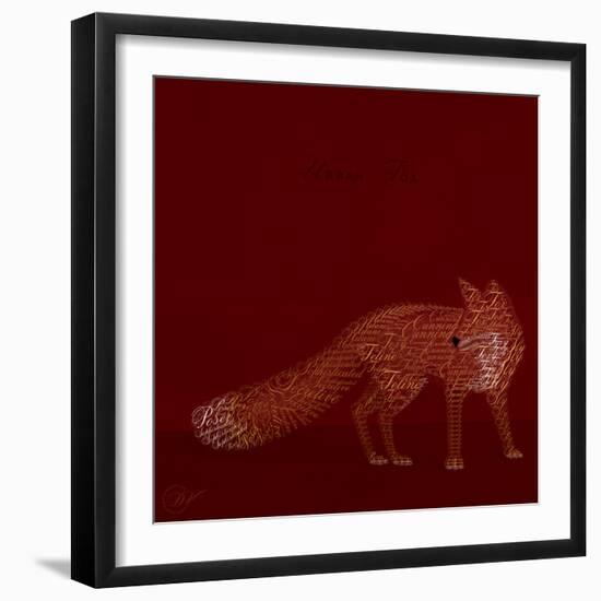 Urban Fox - Red-Dominique Vari-Framed Art Print