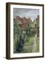 Urban Garden in Luebeck (Johannisstrasse 64), 1891-Hermann Linde-Framed Giclee Print