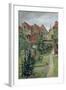 Urban Garden in Luebeck (Johannisstrasse 64), 1891-Hermann Linde-Framed Giclee Print