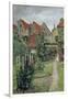 Urban Garden in Luebeck (Johannisstrasse 64), 1891-Hermann Linde-Framed Giclee Print