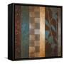 Urban Garden VI in Teal-Lanie Loreth-Framed Stretched Canvas